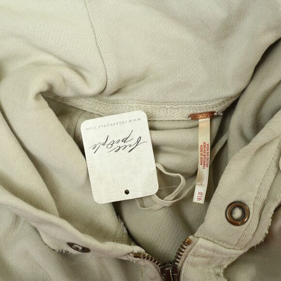 Free People North Sweatshirt Hoodie Tunic Top Oversized Slouchy Cotton XS 283699 - Picture 11 of 11